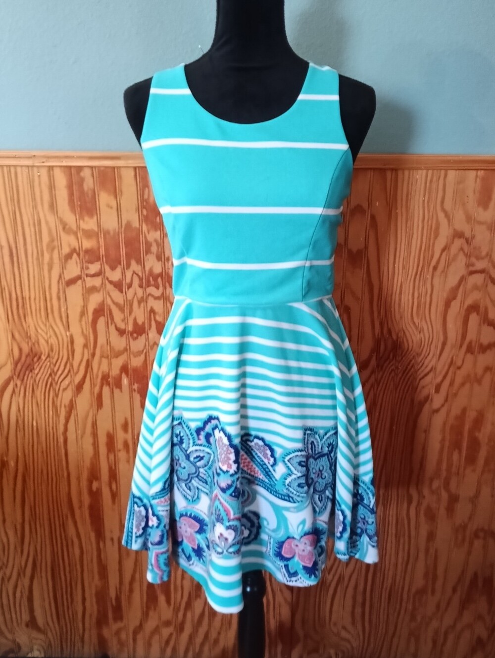 Torquoise Skater Dress